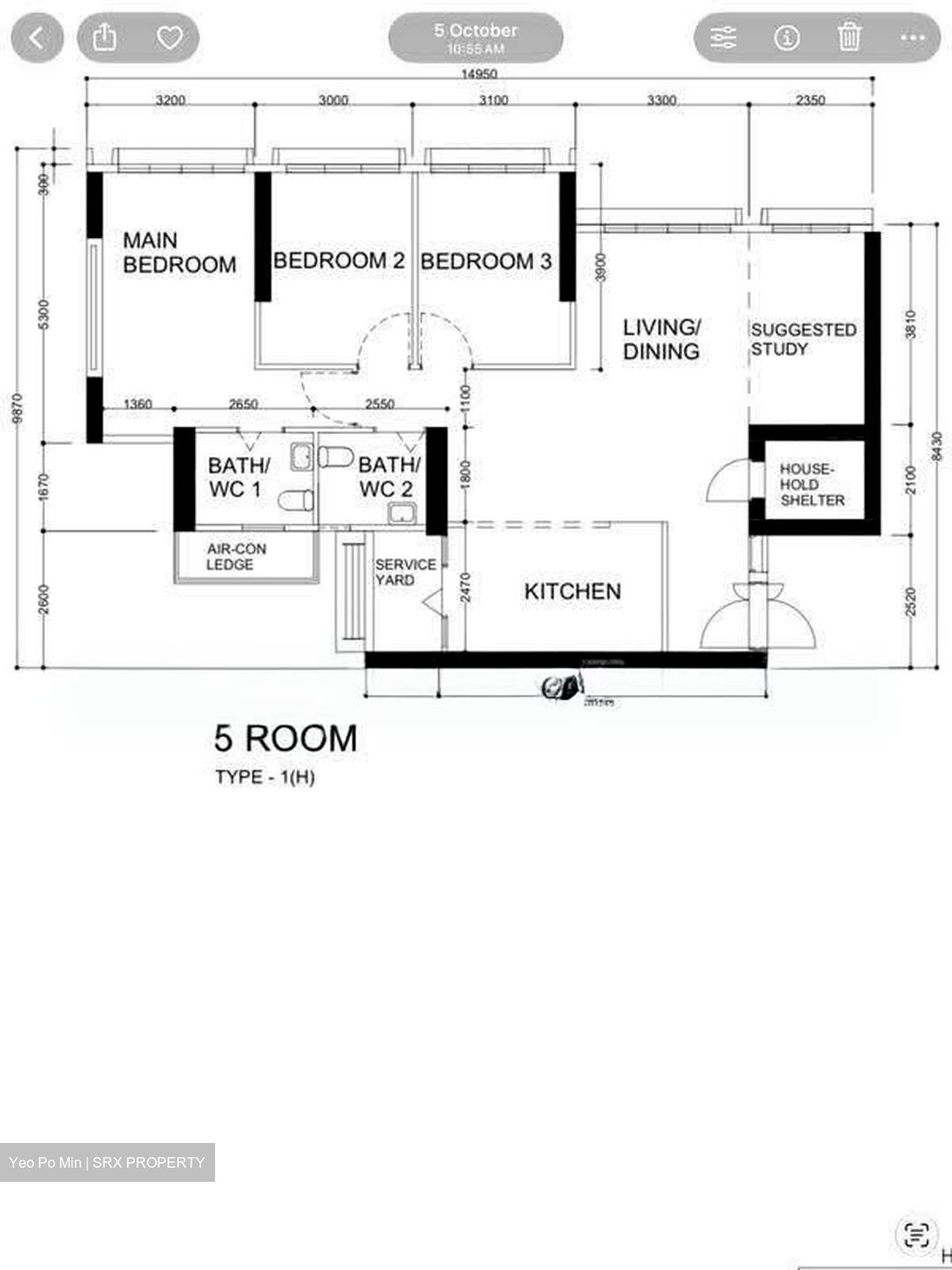 Blk 210A Clementi Northarc (Clementi), HDB 5 Rooms #633749461